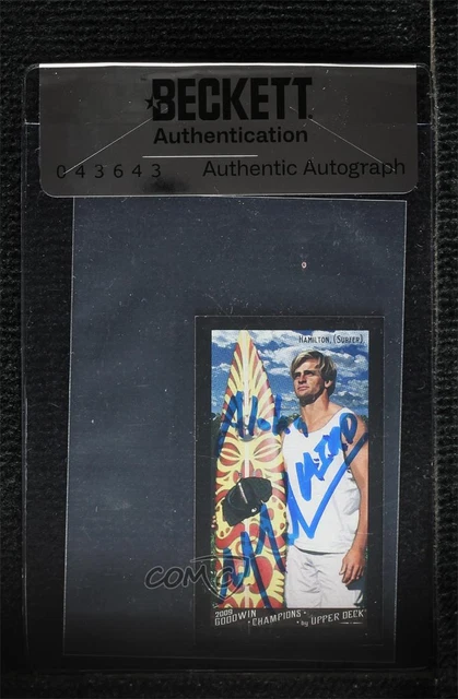 2009 Upper Deck Goodwin Champions Laird Hamilton #129 Auto Rookie RC