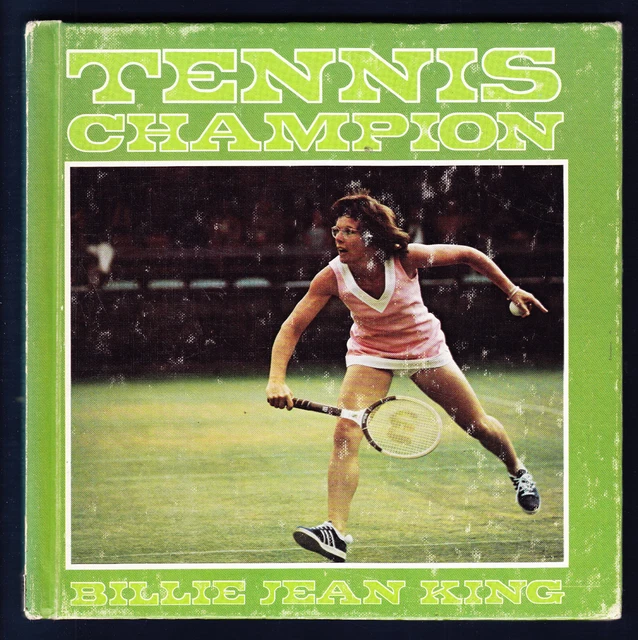 BILLIE JEAN KING Billie Jean King Tennis Champion by Morse 1976 RARE ...
