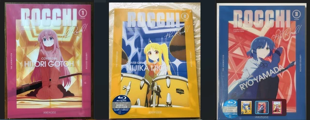 BOCCHI THE ROCK ! Vol.1  Vol.2 Vol.3 Blu-ray Soundtrack Set Of 3