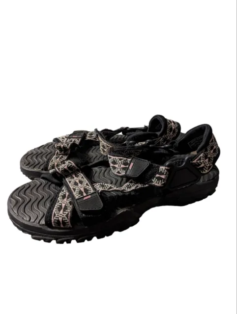 Avia Women's Sandals Strap, Size 9 Black Pink Blue
