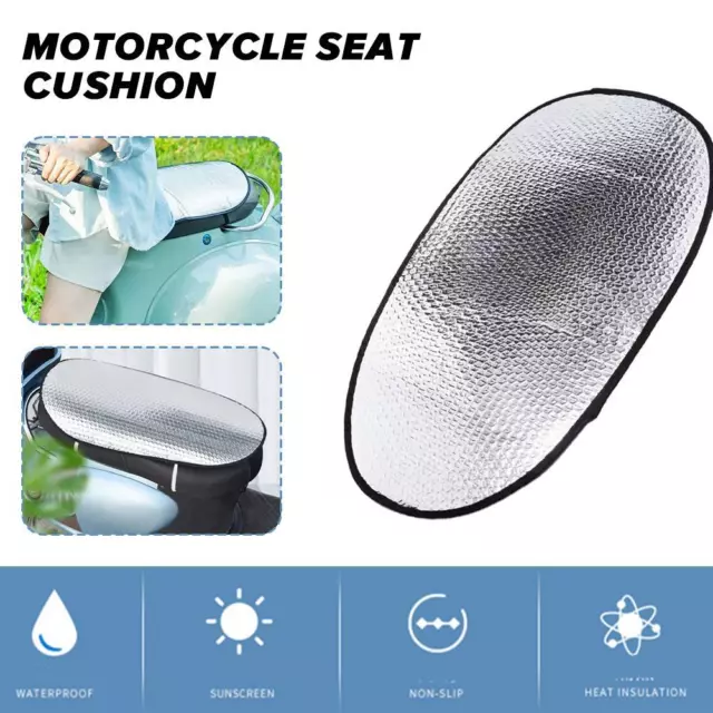Coprisedili moto impermeabili cuscinetti solari estivi cuscino isolamento termico nuovo F3
