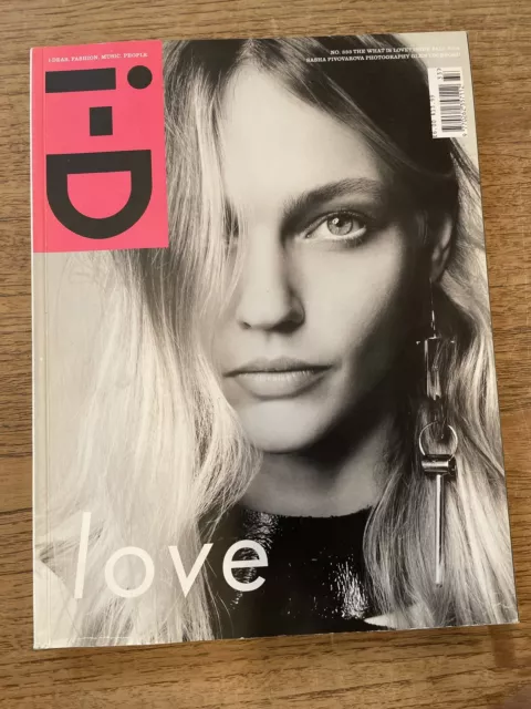 i-D Magazine No. 333 Fall 2014 Sasha Pivovarova By Glen Luchford