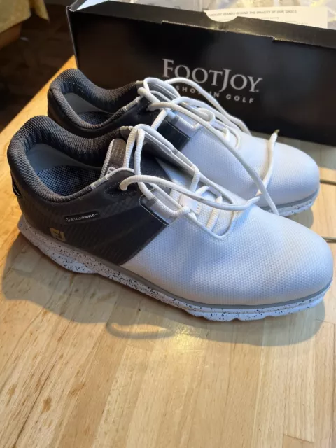 FootJoy Pro SL Sport Golf Shoes 53863. White/Grey. UK Size 8