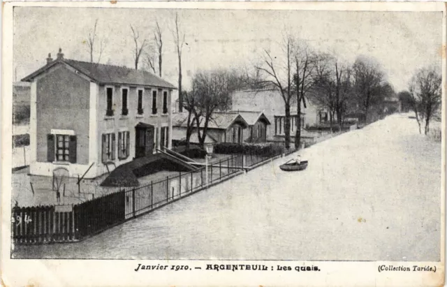 CPA Janvier 1910 - Argenteuil -Les quais (290423)