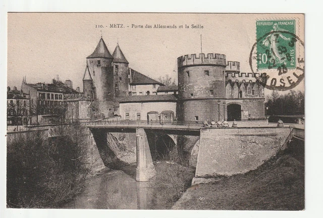 METZ  - Moselle - CPA 57 - Les portes - Porte des Allemands vue N° 10