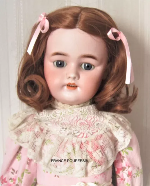 Perruque boucles courtes Auburn cheveux-poupée Antique-moderne-Tête 32/33cm(13")