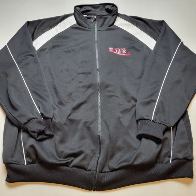 Temple University TSG Track Jacket Mens 3XL Black Full Zipper @30
