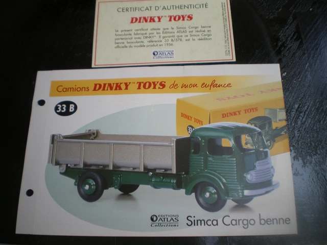 Dinky Toys France 33B / 578 - Simca Cargo benne 1/55