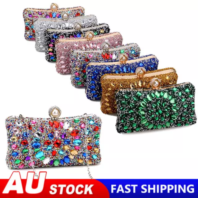 Diamond-encrusted Dinner Bag Lady High-end Banquet Clutch Dress Evening Handbag