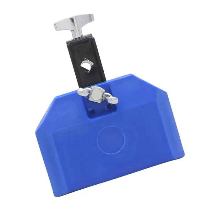 High Pitched Durable Plastic Cow Bell Percussion Instruments Blue