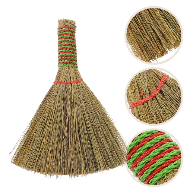 2 PCS KITCHEN Cleaning Broom Miscanthus Chinese Brooms Housekeeping