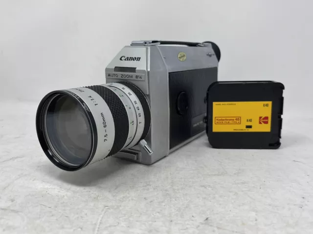 Canon Auto Zoom 814 Super 8 8mm Film Movie Camera