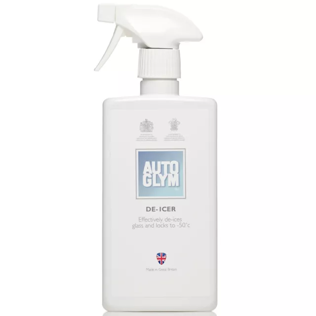 4 x Autoglym De Icer 500ml Super Concentrated Formula - Windscreen / Mirrors