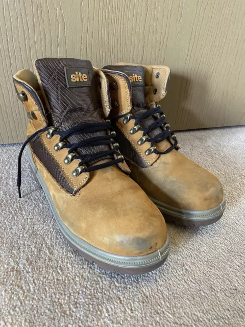 SITE MARBLE Safety Boots Black Size 8. 48.00 PicClick UK