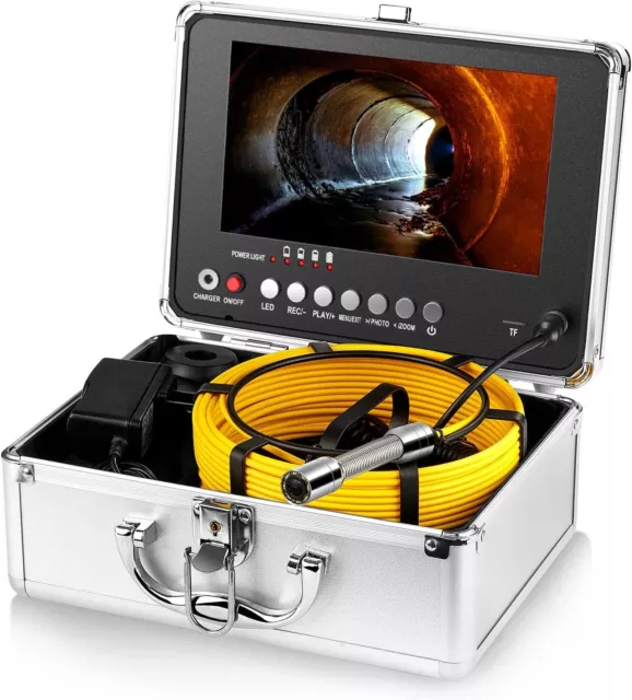 Comstex 82ft 9 Zoll Video Borescope industrielle Rohrinspektion Kanalkamera IP68