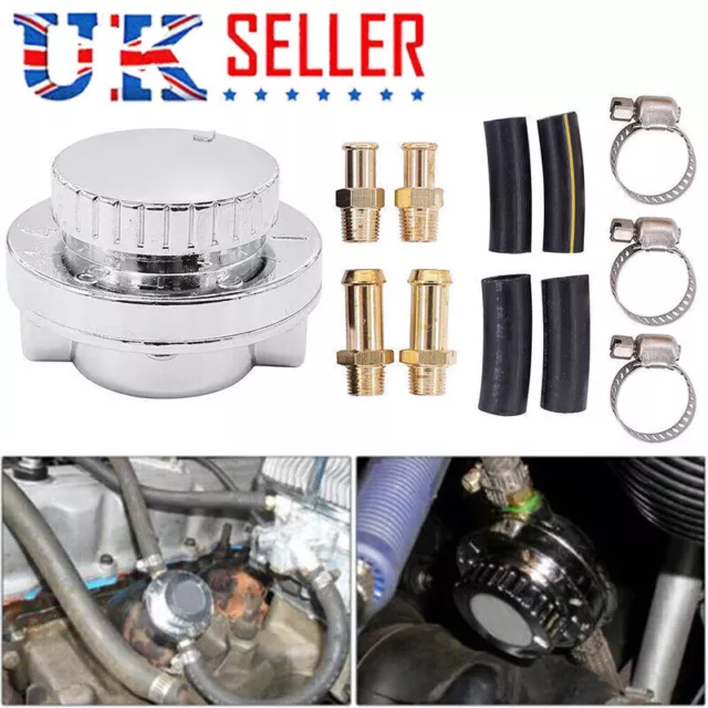 Universal Manual Adjustable Fuel Pressure Regulator Kit for Carburetor Engine UK