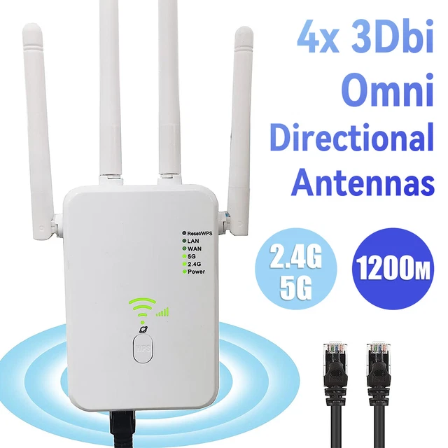 2023!!! 5G WIRELESS dual-band estensore WiFi ripetitore router segnale ...