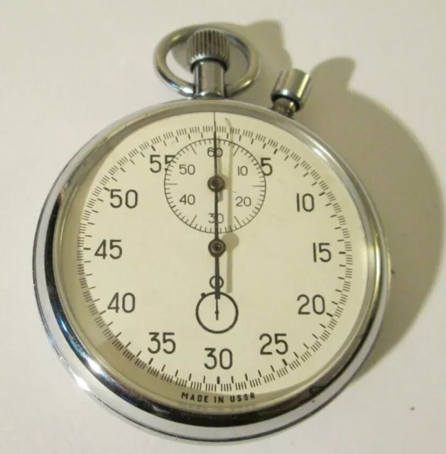 Cronometro di fabbricazione Russa  made in USSR funzionante vintage diam.54 mm