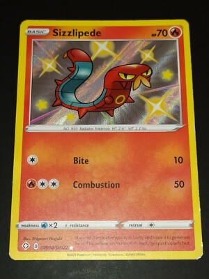 Sizzlipede Shiny Sv018 Sv122 Shining Fates Eng Pokemon Eur 9 99 Picclick It