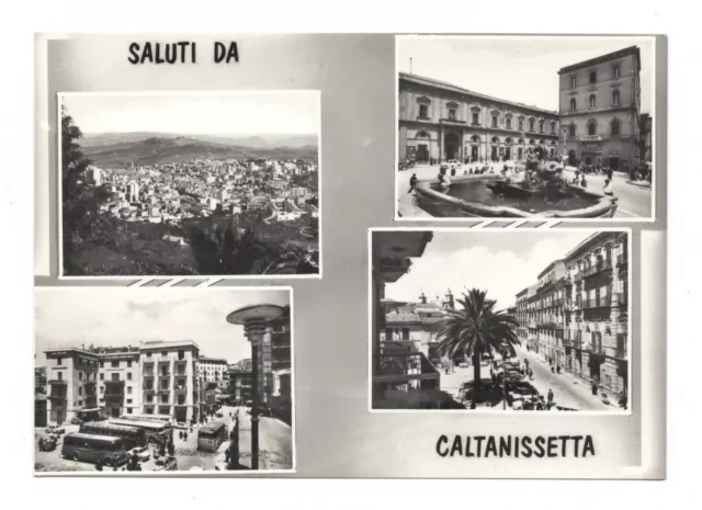 Sicilia Caltanissetta Saluti Da Caltanissetta Cartolina Non Viaggiata Animata Fg
