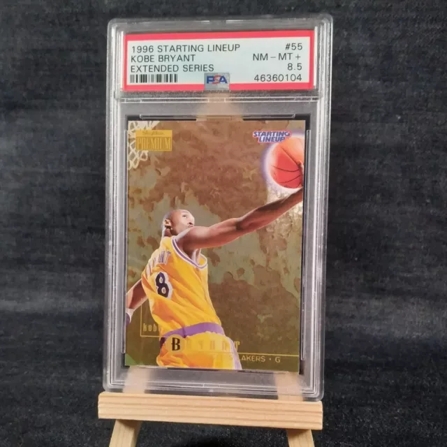 1996-97 SKYBOX PREMIUM KOBE BRYANT Rookie RC #55 - Graded PSA 8