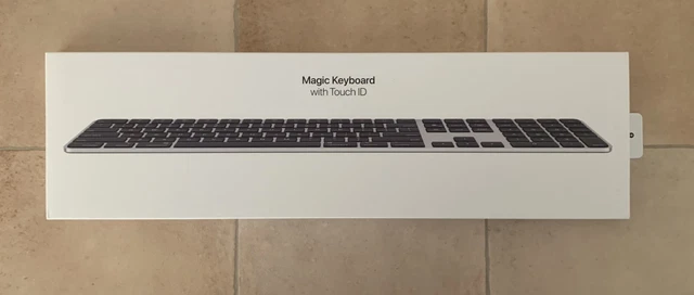 APPLE MAGIC KEYBOARD with Touch ID and Numeric Keypad / EMPTY BOX NO ...