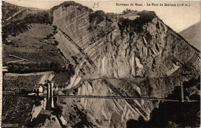 CPA Env. de MENS - Le PONT-de-Brison (433682)