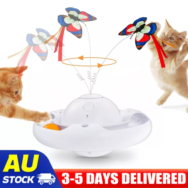 Interactive Cat Toys, Automatic Butterfly Cat Toy for Indoor Cats Kitten Toys