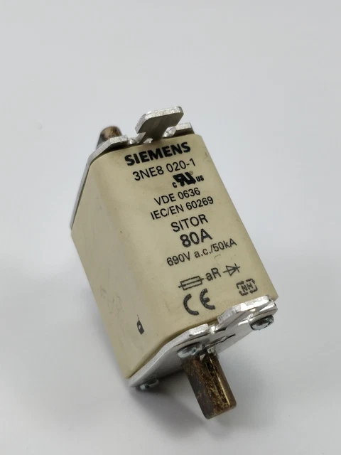 SIEMENS 3NE8020-1 Sitor Fusible 80A 690V