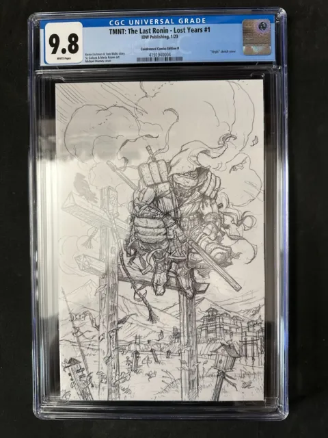 TMNT The Last Ronin Lost Years #1 Condemned Comics B Variant CGC 9.8 In Hand