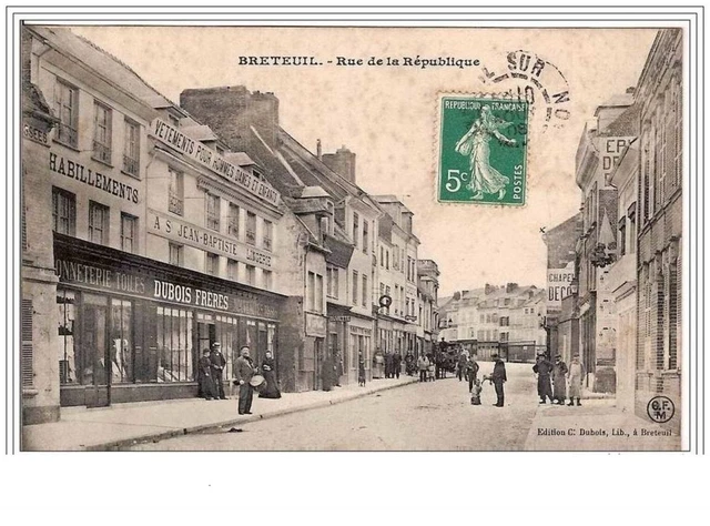 60.Breteuil.rue De La Republique.tambour De Ville.