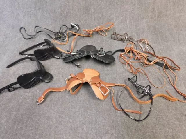 Breyer Mixed Lot of Saddles and Bridles Classic Traditional Model Horse