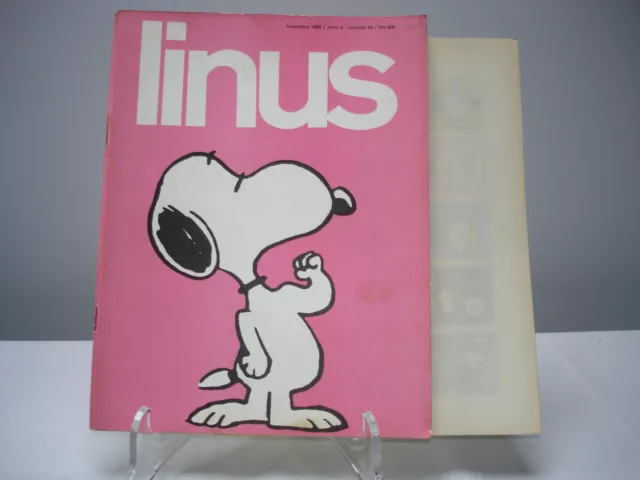 LINUS n°44 Anno 1968 - Originale non ristampa con locandina manifesti