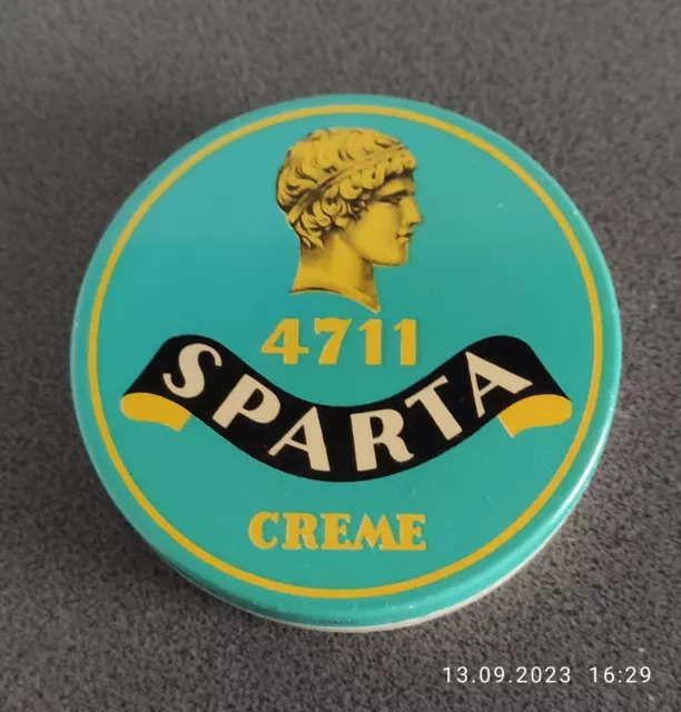 *** Antike- SPARTA- 4711- CREME- Blechdose- gebraucht! ***