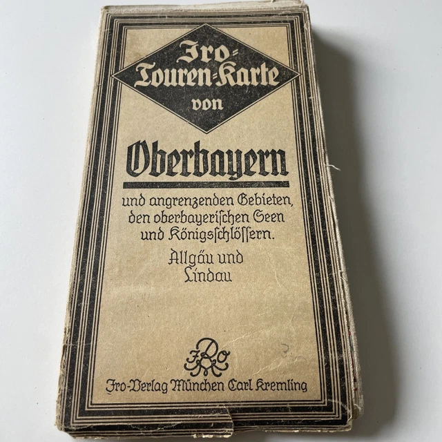 JRO Touren Karte Landkarte Oberbayern