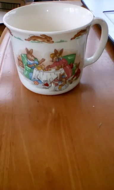 Royal Doulton Bunnykins Cup Mug English Fine Bone China