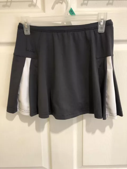 Bolle Skirt Skort Women’s Size Small S Tennis Gray Pleated Built-in Shorts