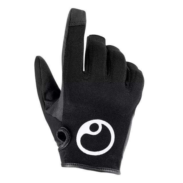 Ergon HE2 Evo MTB Ganzfinger-Handschuhe Schwarz