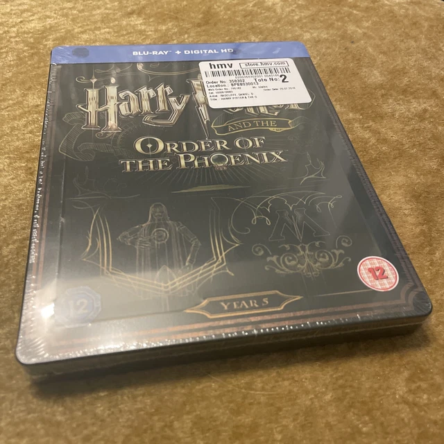 HARRY POTTER AND The Order Of The Phoenix - Uk Exclusive Blu Ray ...