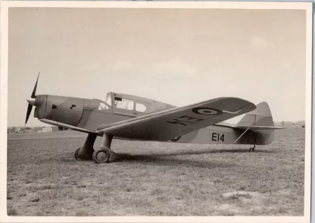 De Havilland Moth Minor E14 Vintage Original Press Photo