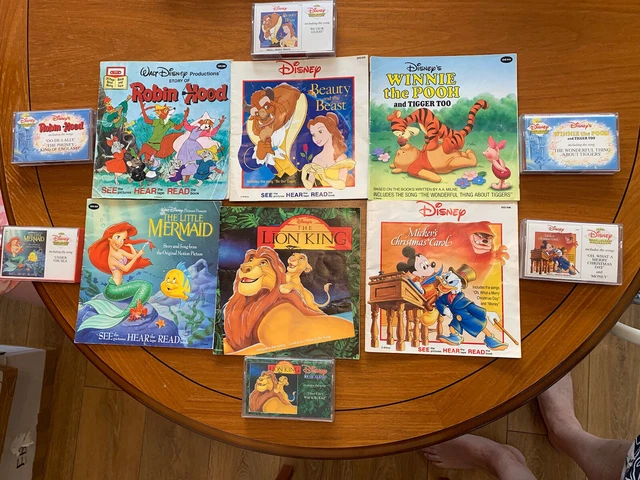 WALT DISNEY'S STORIES - See Hear Read Books & Cassettes x 6 £31.88 ...