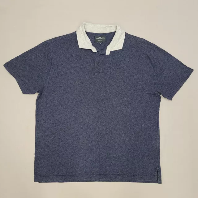 Rodd And Gunn Mens Short Sleeve Polo Shirt Size 2XL Sports Fit Blue