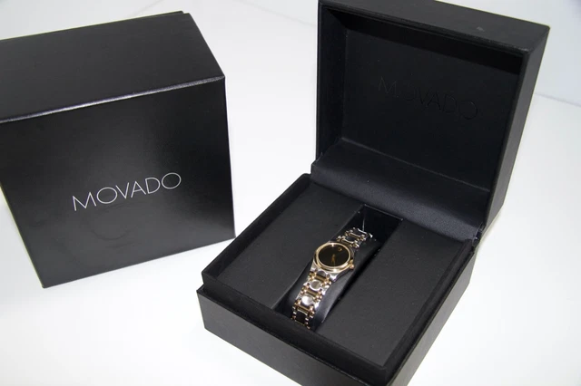 Ladies Movado Folio 81-E4-9825 Museum Two Tone #695