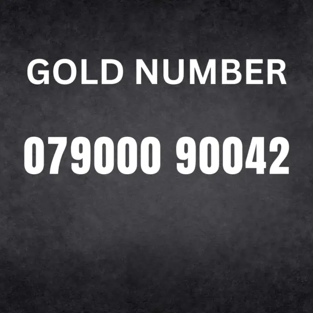 NEW GOLD VIP BUSINESS EASY MOBILE PHONE NUMBER SIM CARD Vodafone ee three O2 UK