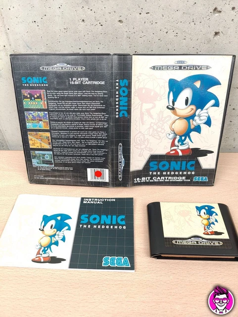 SONIC THE HEDGEHOG - SEGA Megadrive Mega Drive PAL #6 EUR 26,95 ...