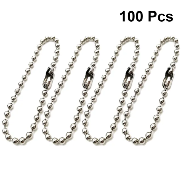 100 piezas Llavero de perlas largas