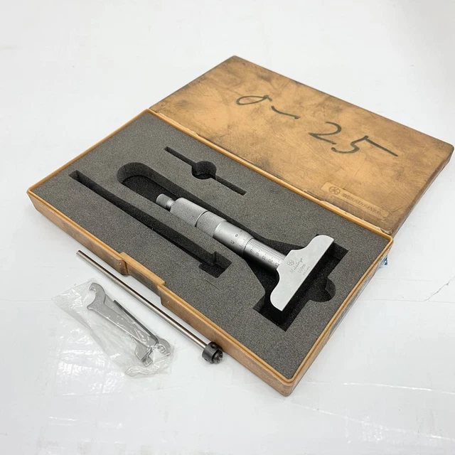 MITUTOYO DEPTH GAUGE Mitutoyo DMC60-50 analog 0.01mm measuring