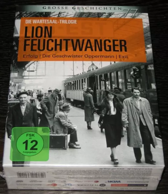 Lion Feuchtwanger - Wartesaal Trilogie - DVD - OVP - OOP - 3 Filme