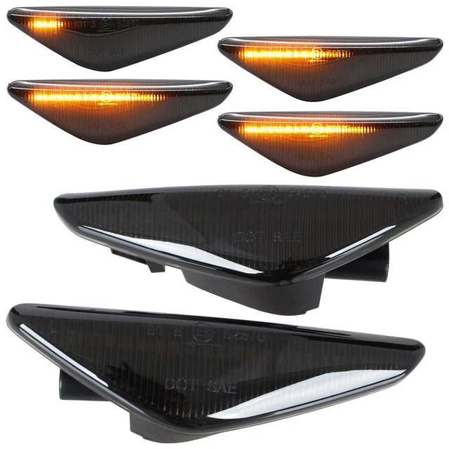 Clignotants LED Dynamiques Orange Pour Renault Kangoo - Kit De 2, Neuf