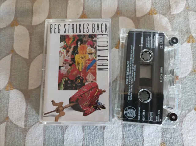 Elton John Reg Strikes Back K7 Cassette Audio Tape Holland 1988